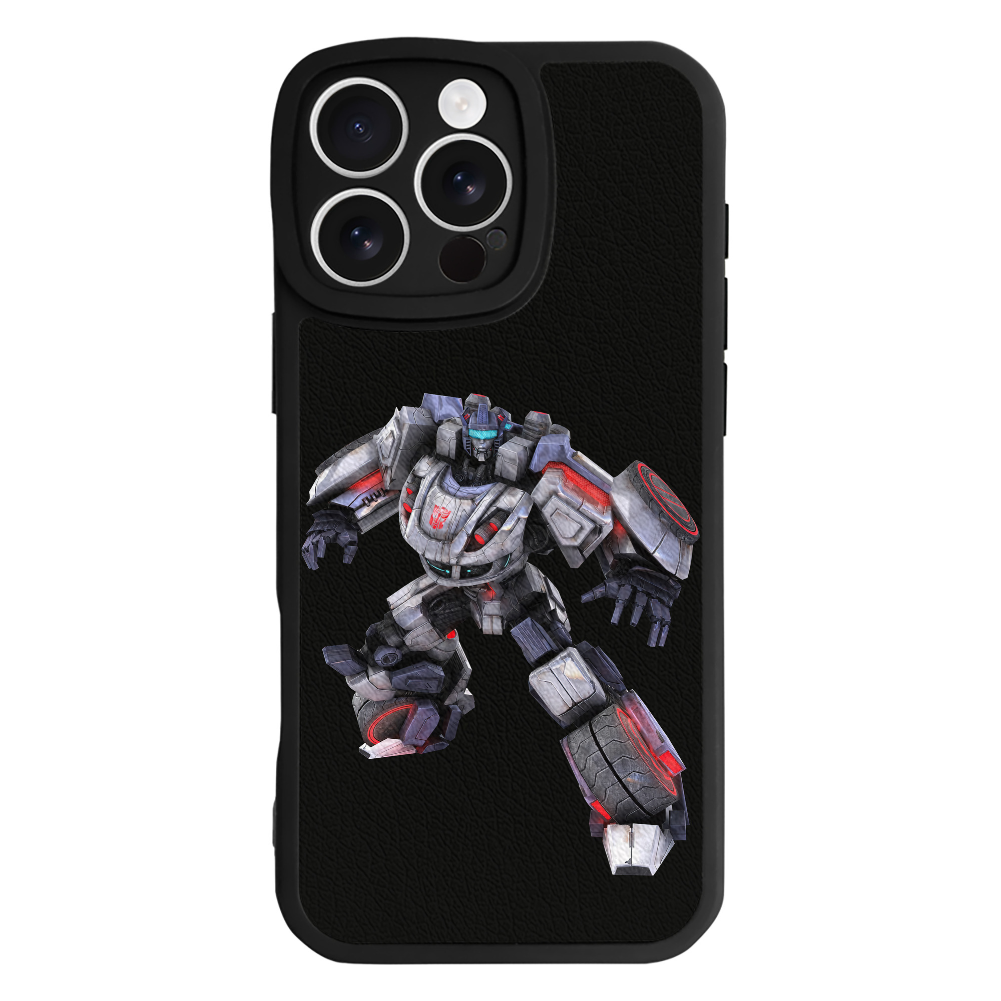 （画像用） Transformers トランスフォーマー 【iPhone 16シリーズ対応】シリコンスマホケース（レザー調） 材質：シリコン